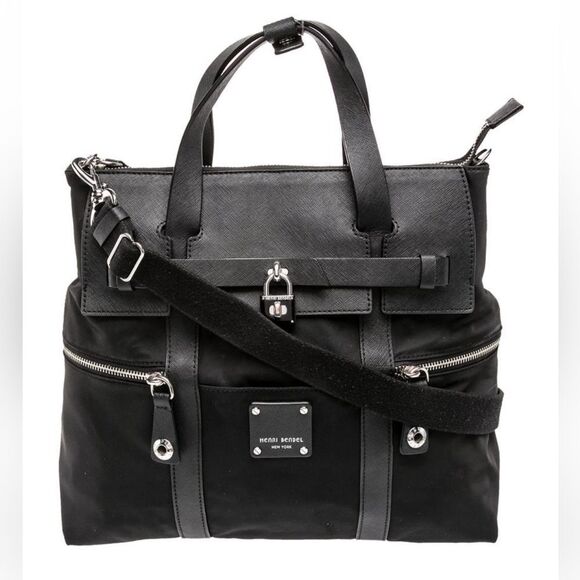Henri Bendel Jetsetter Backpack - Black and Silver - Small main image 12